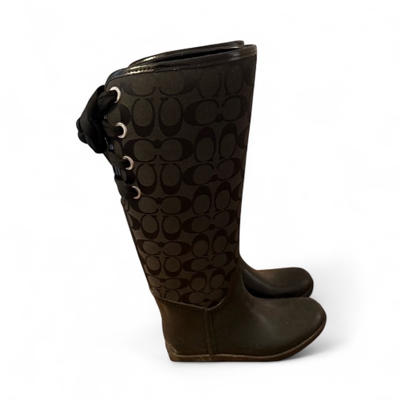 Coach tristee rainboot size 7 - Picture 1 of 5